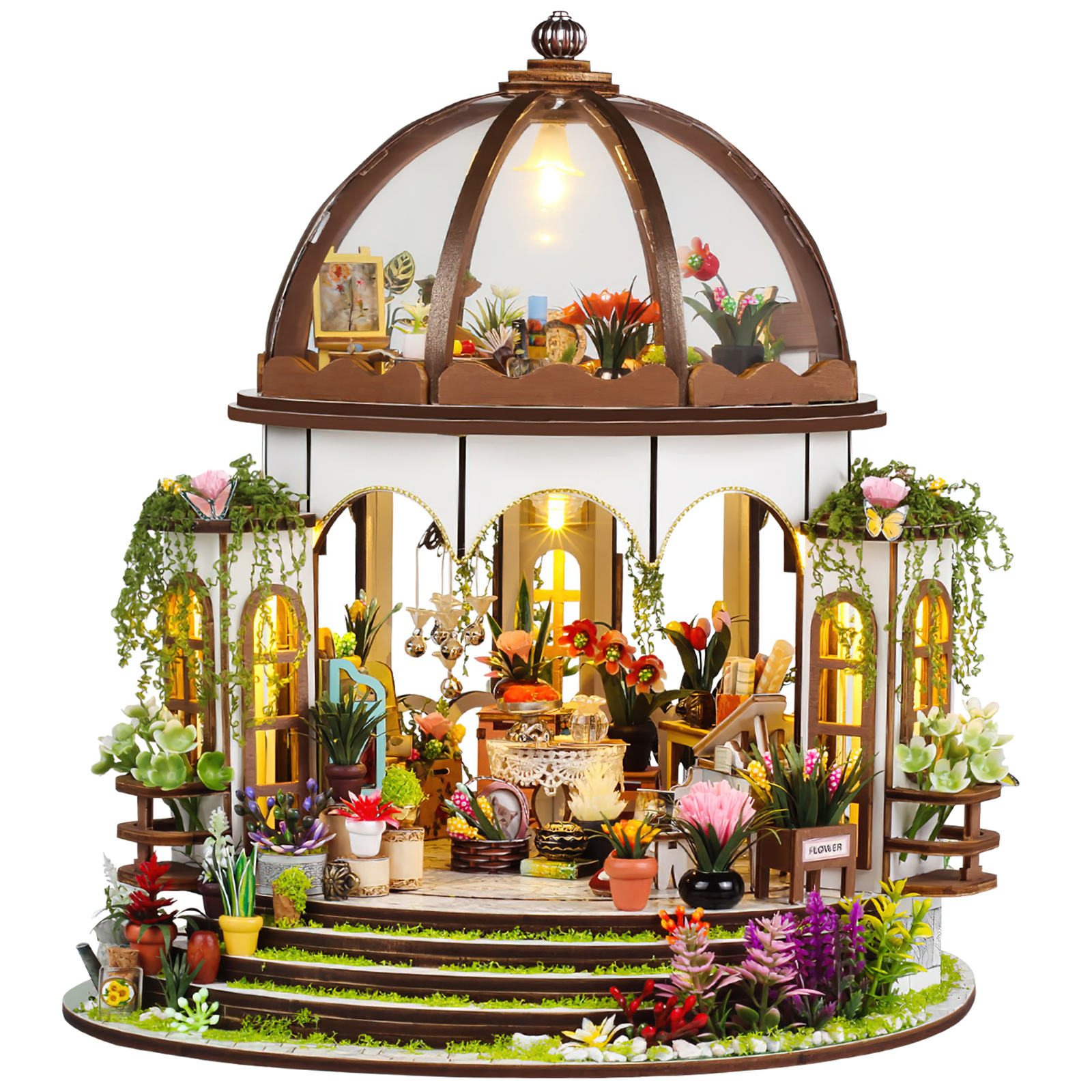 Smart Home Decor - DIY Miniature Dollhouse Kit 1:24 Scale