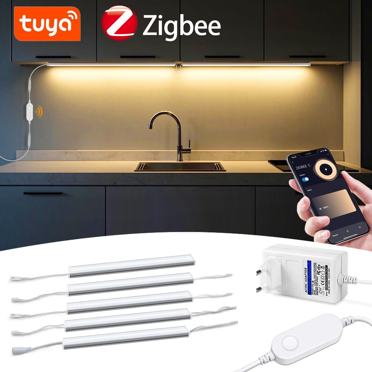 Smart Home Decor - Smart Zigbee LED Lamp Under Cabinet