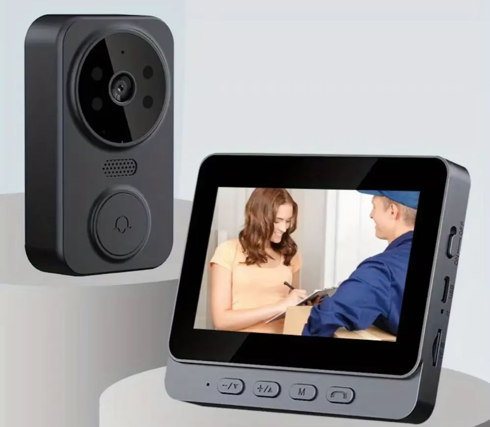 Smart Home Video Doorphone Ezviz - 2026 HD Wireless Video Doorbell 4.3