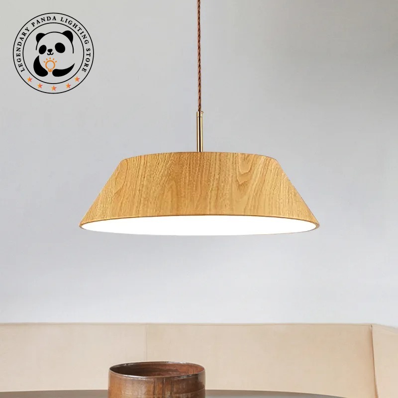 Smart Home Japan - Nordic Vintage Pendant Lights Wood Grain