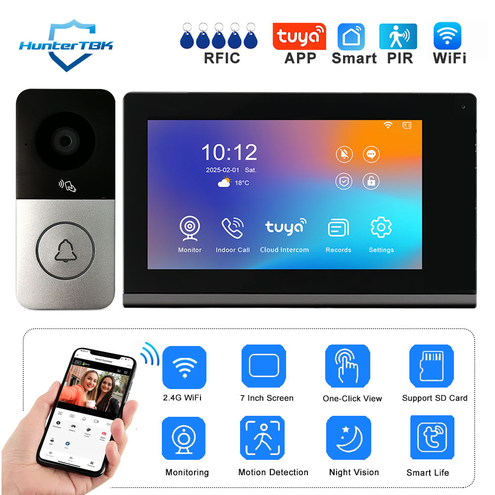 Smart Home Video Doorphone Ezviz - WiFi Video Intercom 1080P Smart Doorbell