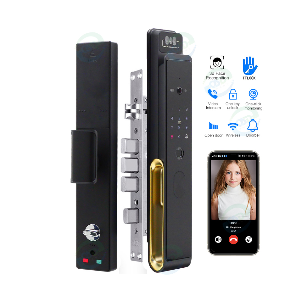 Smart Home Video Doorbell - WiFi Video Intercom Face Door Lock