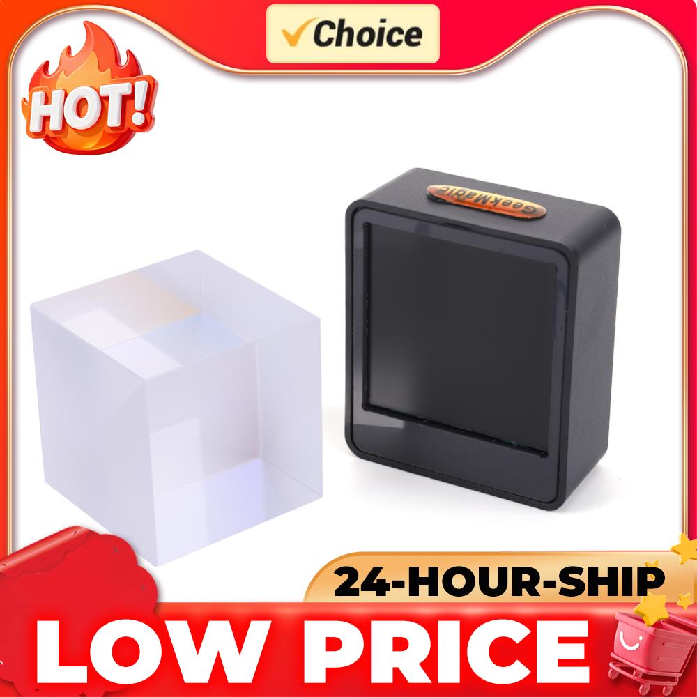 Smart Home Decor - Desktop Holographic Crystal Cube Smart Clock
