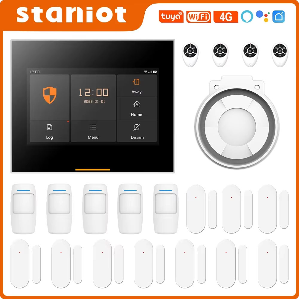 Smart Home Package - Staniot 433MHz Wireless Wifi 4G Smart