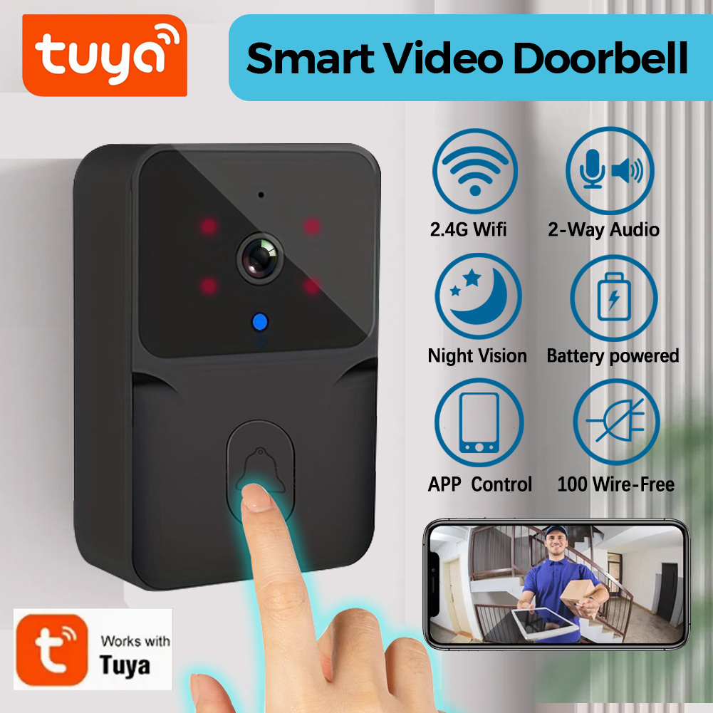 Smart Home Video Doorphone Ezviz - tuya Wireless smart video doorbell, 2.4G