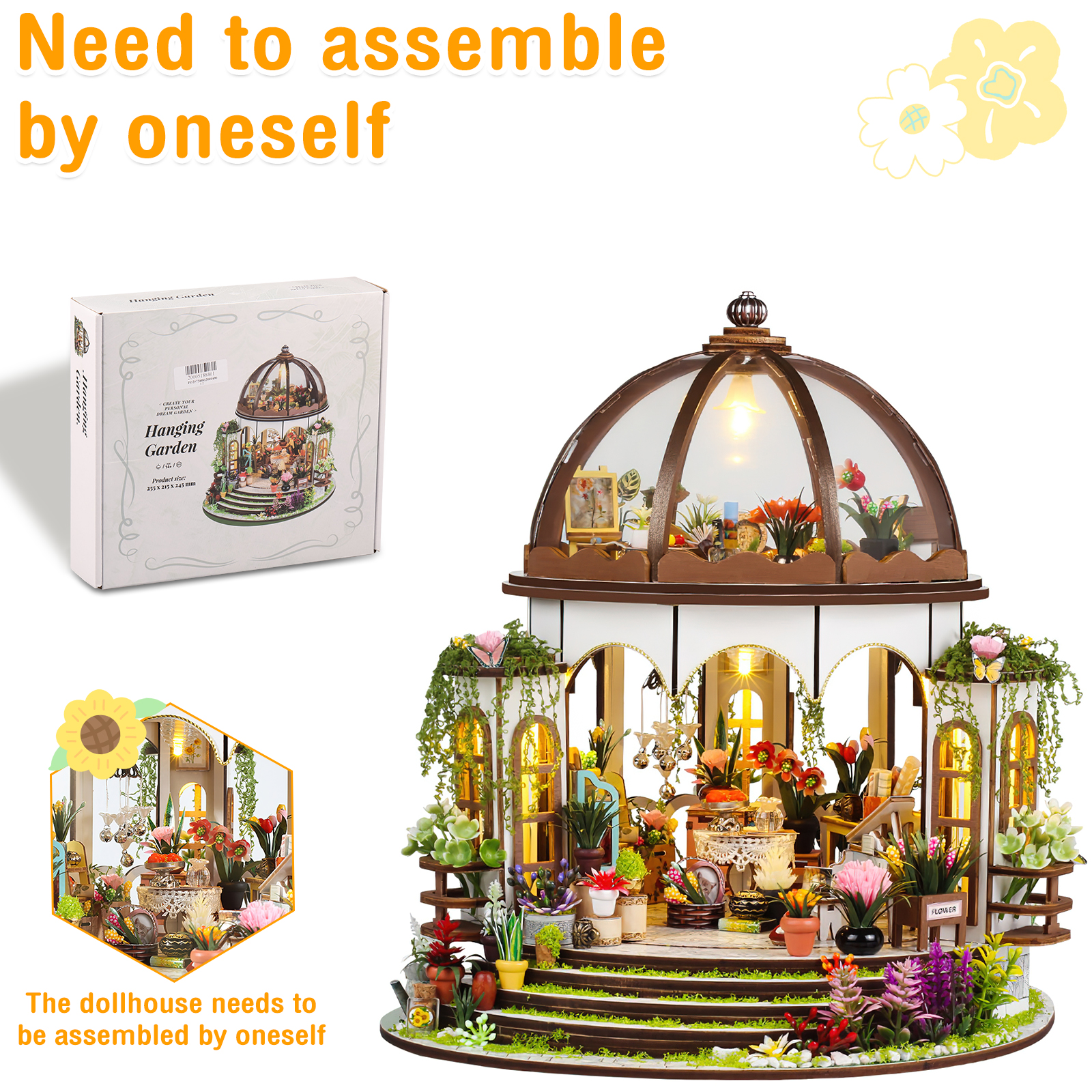 DIY Miniature Dollhouse Kit 1: - Smart Home Decor recension och pris