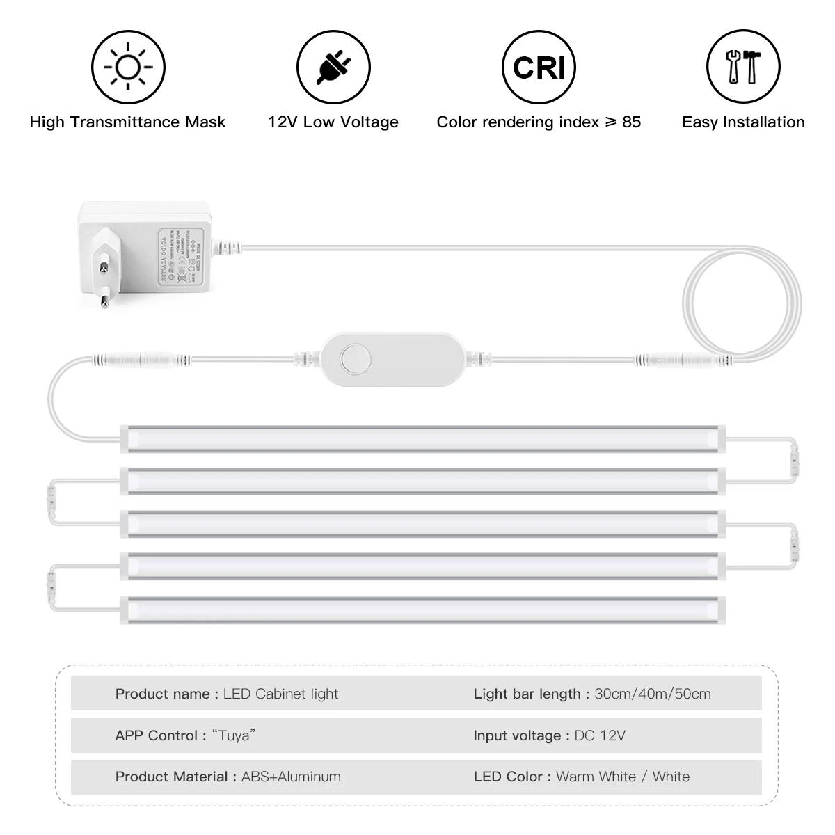 Smart Zigbee LED Lamp Under Ca - Smart Home Decor recension och pris
