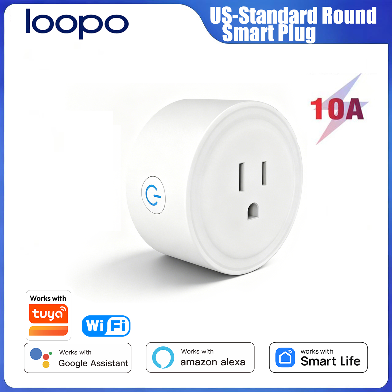 Tuya WiFi US Round 10A Smart P - Smart Home Ikea recension och pris