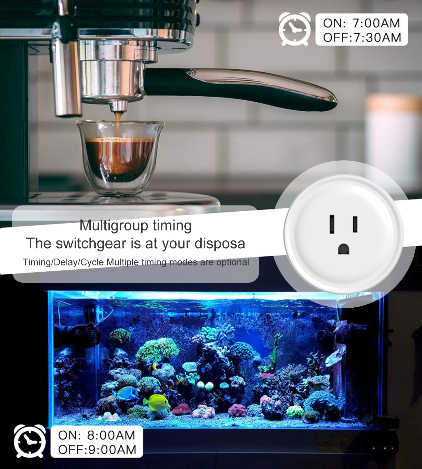 Tuya WiFi US Round 10A Smart P - Smart Home Ikea recension och pris