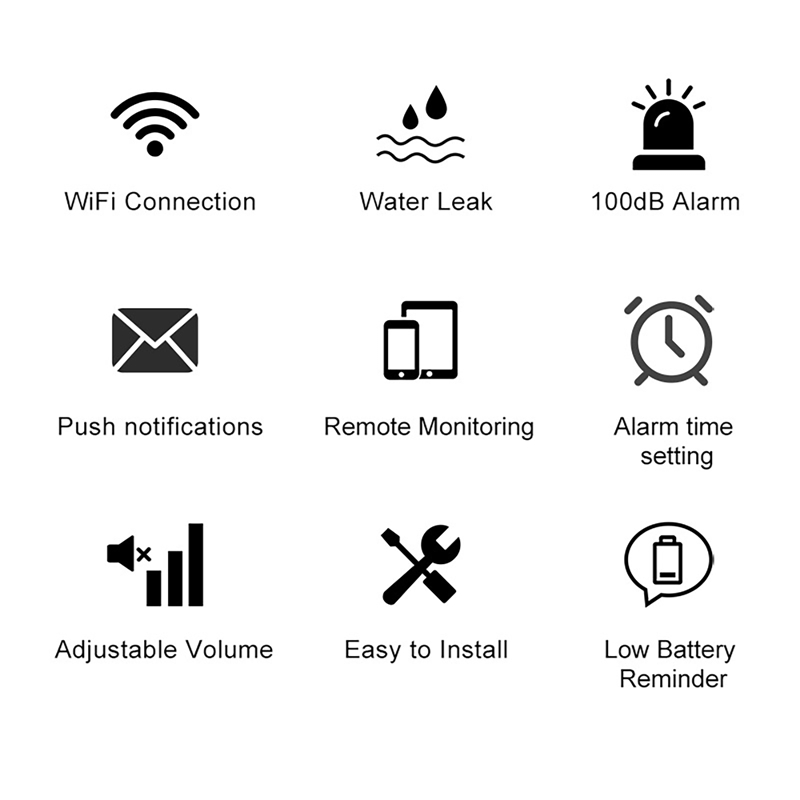 Tuya Smart WIFI Water Leak Sen - Wifi Water Sensor recension och pris