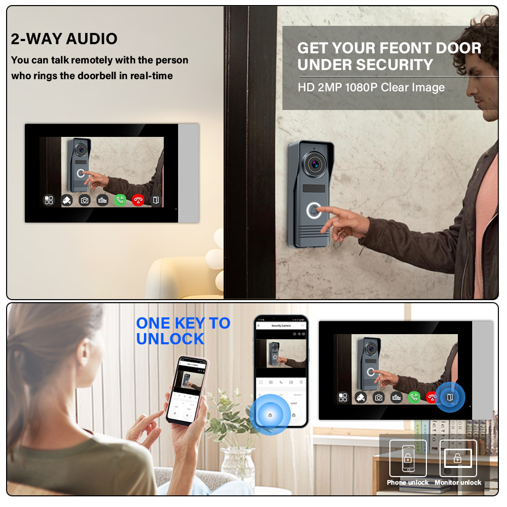 2-Wires Smart Home Tuya Wifi 1 - Smart Home Video Doorphone Ezviz recension och pris