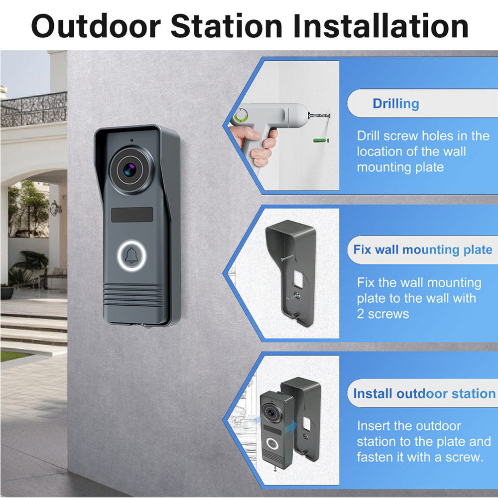 2-Wires Smart Home Tuya Wifi 1 - Smart Home Video Doorphone Ezviz recension och pris