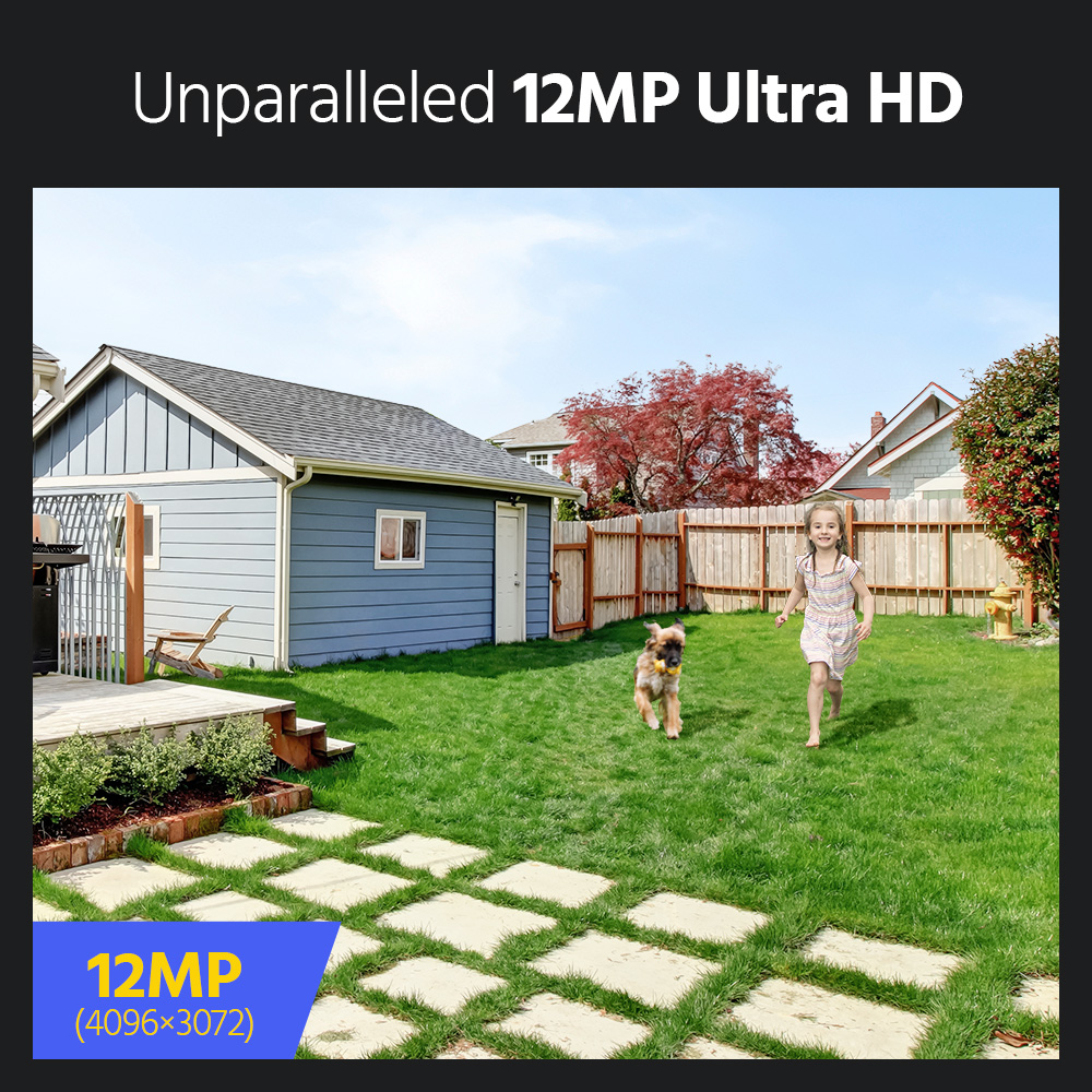 C1200 12MP  Home and Business  - Smart Home Cctv Camera recension och pris