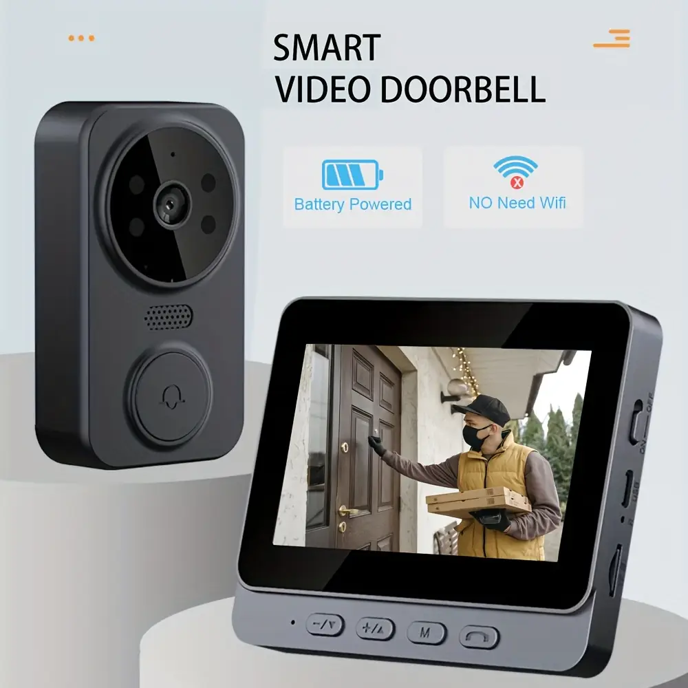 2026 HD Wireless Video Doorbel - Smart Home Video Doorphone Ezviz recension och pris