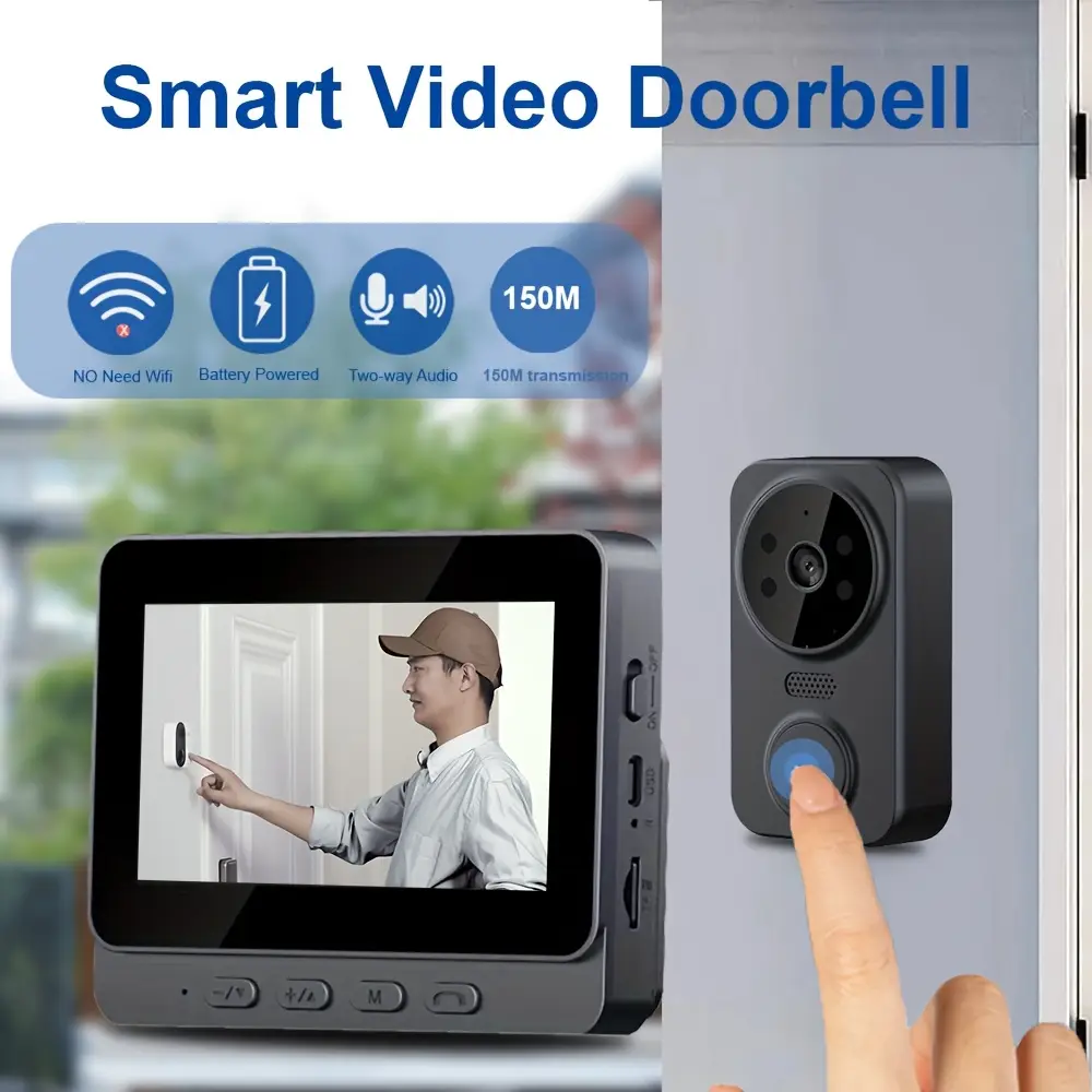 2026 HD Wireless Video Doorbel - Smart Home Video Doorphone Ezviz recension och pris