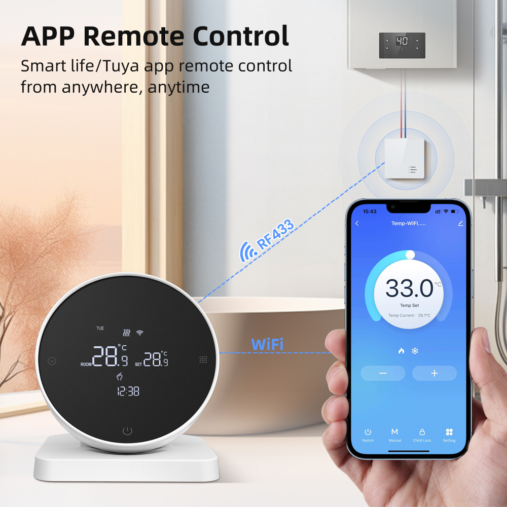 AVATTO WiFi Smart Thermostat，R - Smart Home Package recension och pris