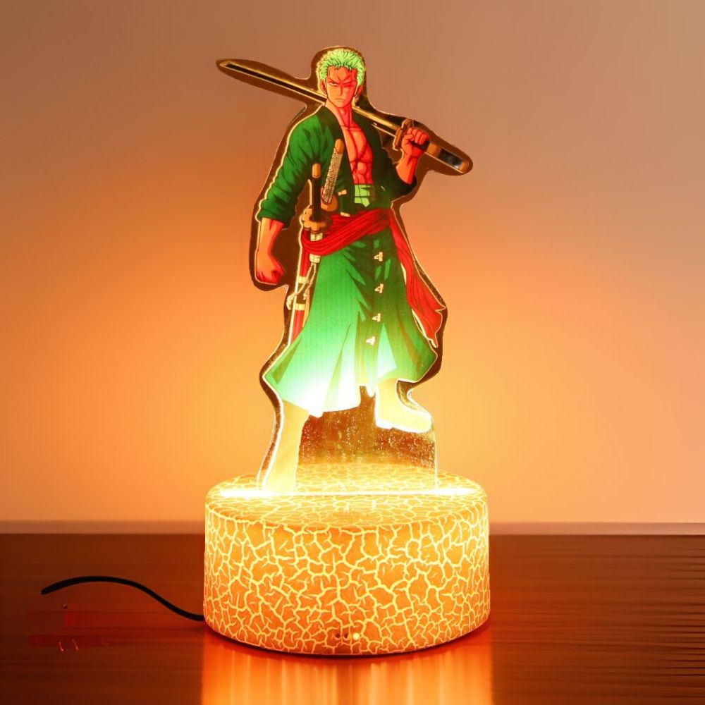 Anime Figures New 3D Lamp 16cm - Smart Home Japan recension och pris