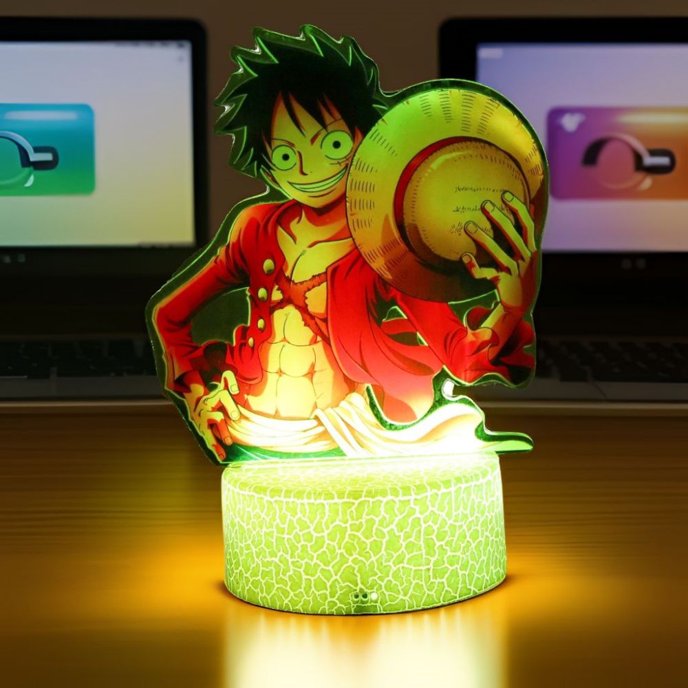 Anime Figures New 3D Lamp 16cm - Smart Home Japan recension och pris