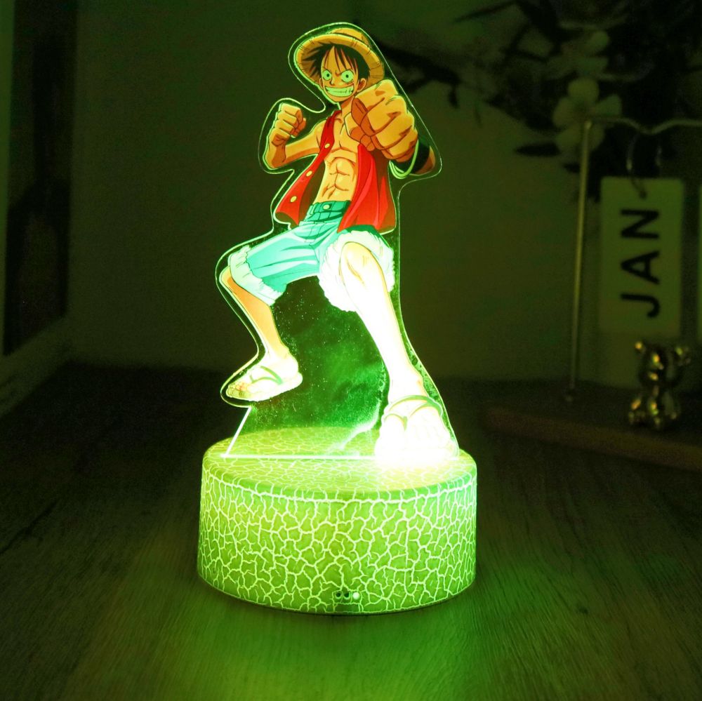Anime Figures New 3D Lamp 16cm - Smart Home Japan recension och pris