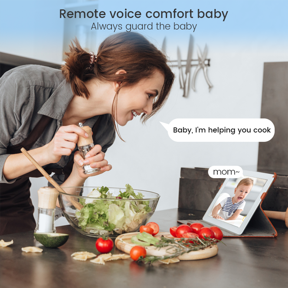 XIAOVV 3MP 2K 2.4GHz WiFi Indo - Smart Home Cctv Camera recension och pris