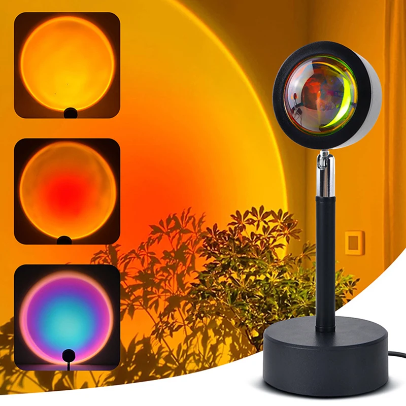 Smart LED Sunset Lamp Colorful - Smart Home Decor recension och pris