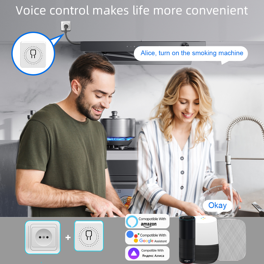 Tuya WiFi Smart Switch 1/2/3/4 - Smart Home Button recension och pris