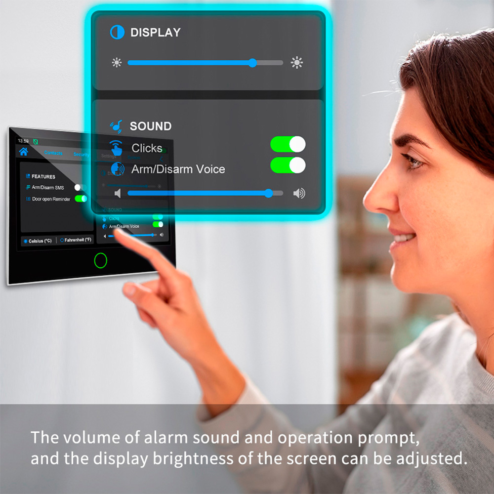 KERUI 7 Inch Full Touchscreen  - Smart Home Package recension och pris