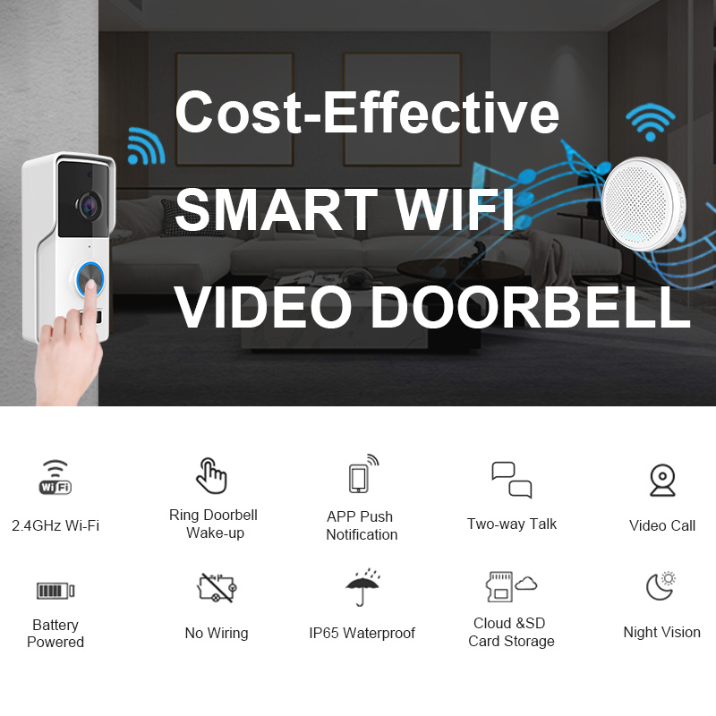 Tuya Doorbell Camera Wifi Wate - Smart Home Video Doorbell recension och pris