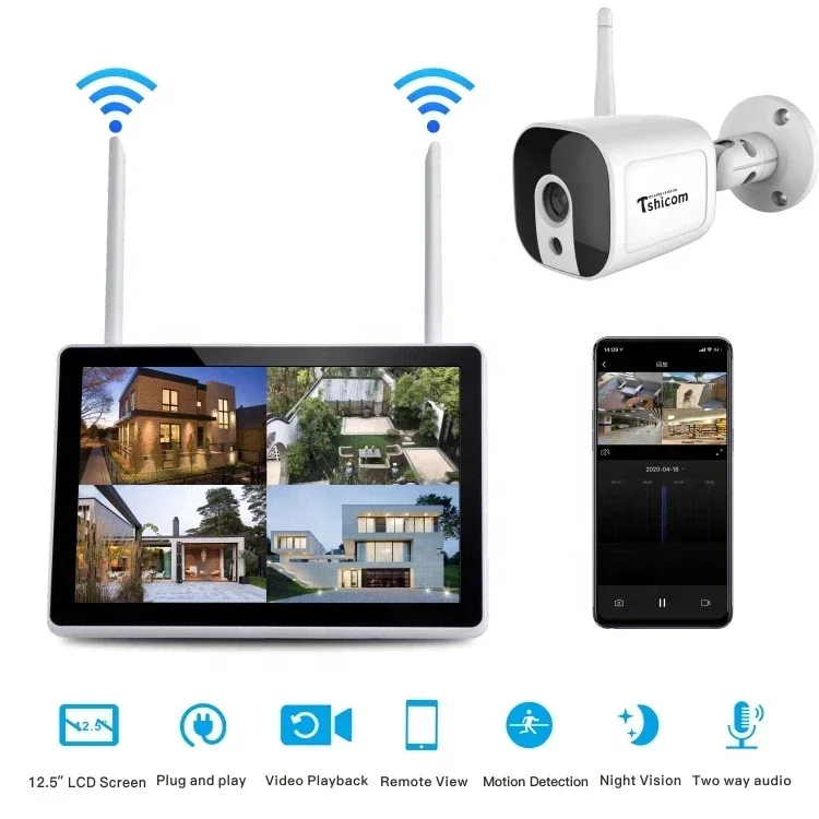 TUYA Smart Wi-Fi 4CH NVR Kit 1 - Smart Home Cctv Camera recension och pris