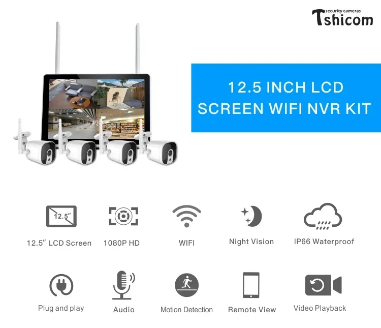 TUYA Smart Wi-Fi 4CH NVR Kit 1 - Smart Home Cctv Camera recension och pris