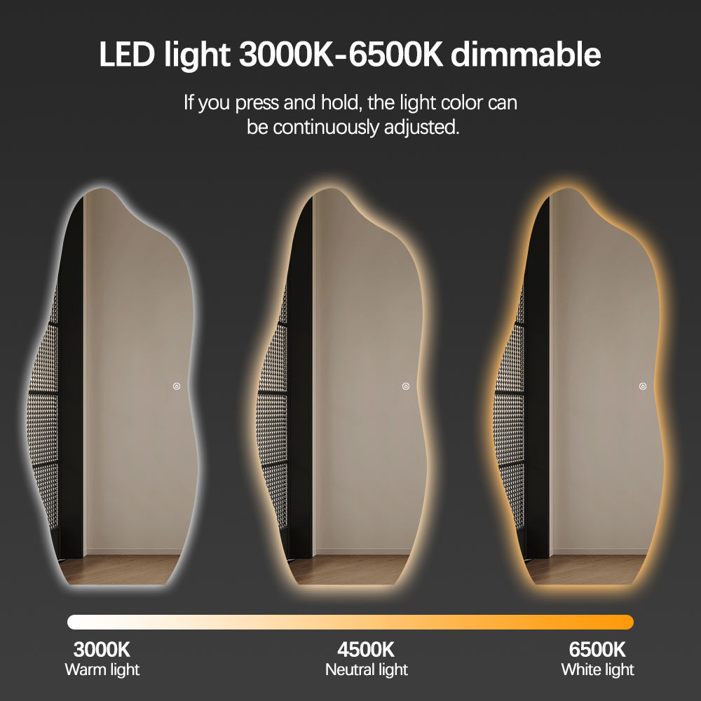Irregular LED Bathroom Mirror  - Smart Home Decor recension och pris