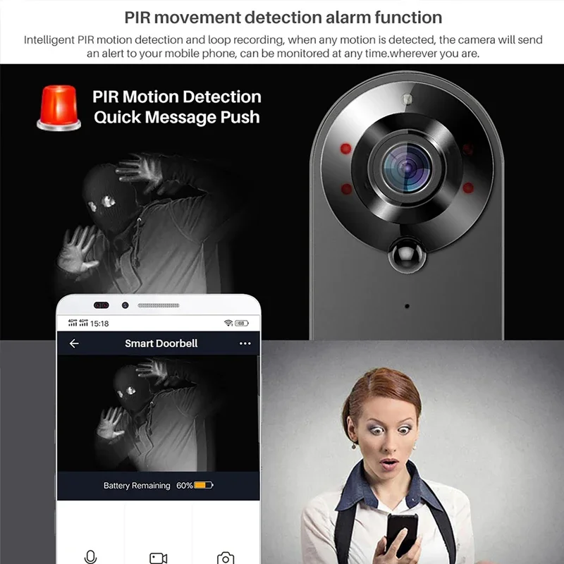 Tuya Video Doorbell Camera 108 - Smart Home Video Doorphone Ezviz recension och pris