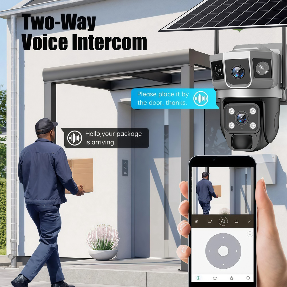 4G Camera Outdoor Solar Survei - Smart Home Cctv Camera recension och pris