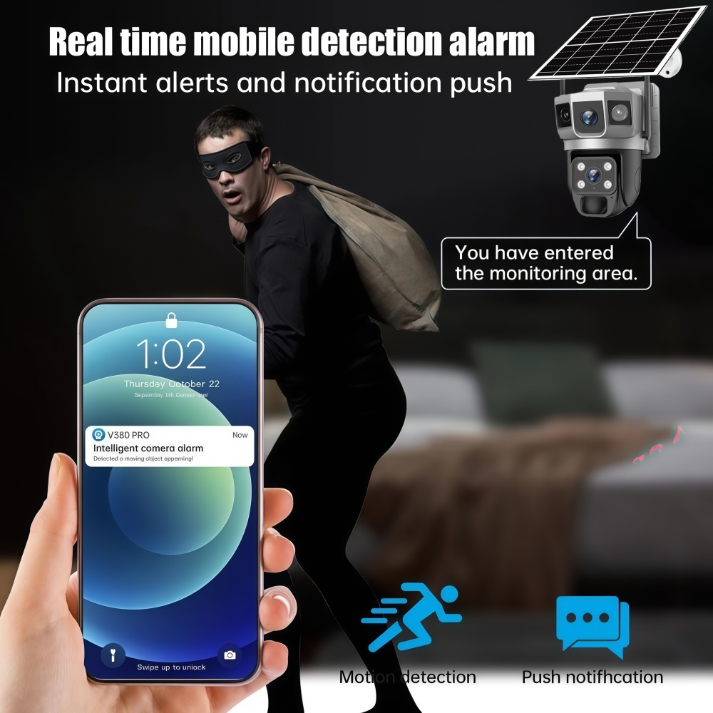 4G Camera Outdoor Solar Survei - Smart Home Cctv Camera recension och pris