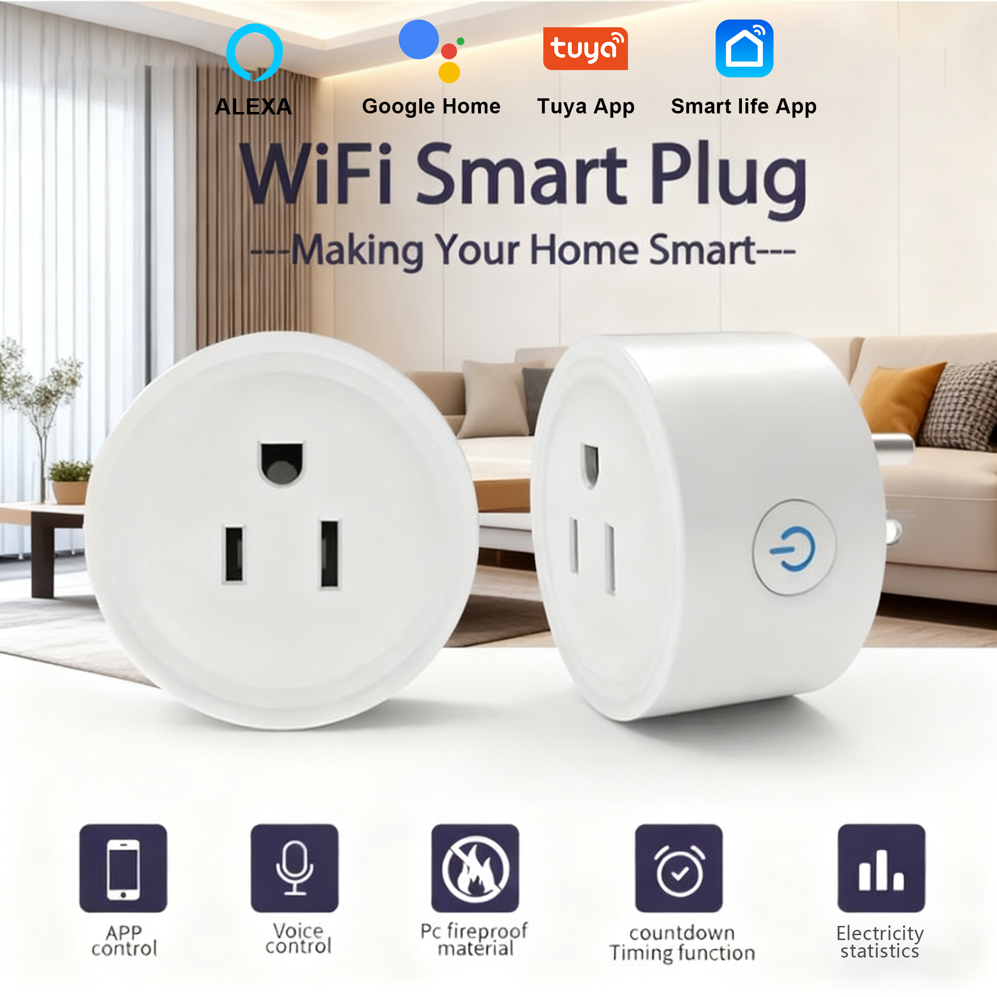 Tuya 16A Smart Plug Zigbee WiF - Smart Home Japan recension och pris