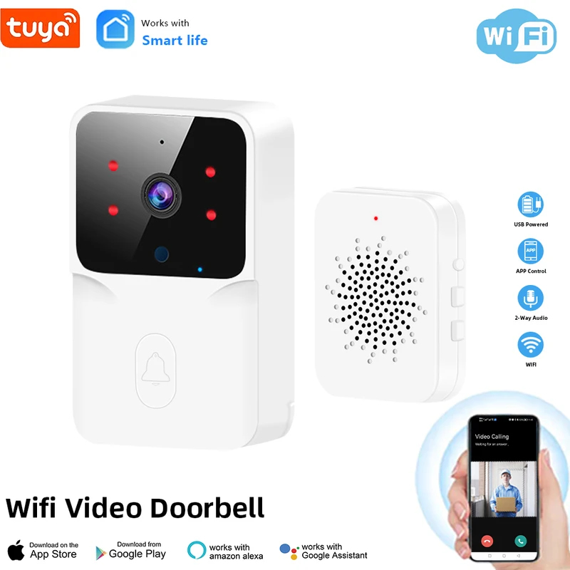 Tuya WiFi Video Doorbell Wirel - Smart Home Video Doorbell recension och pris