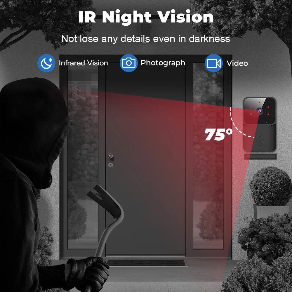 Smart Home WiFi Video Doorbell - Smart Home Video Doorphone Ezviz recension och pris
