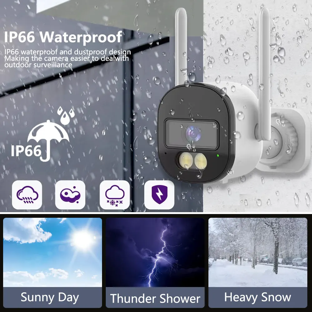 Tuya Bullet Camera Outdoor 5MP - Smart Home Cctv Camera recension och pris