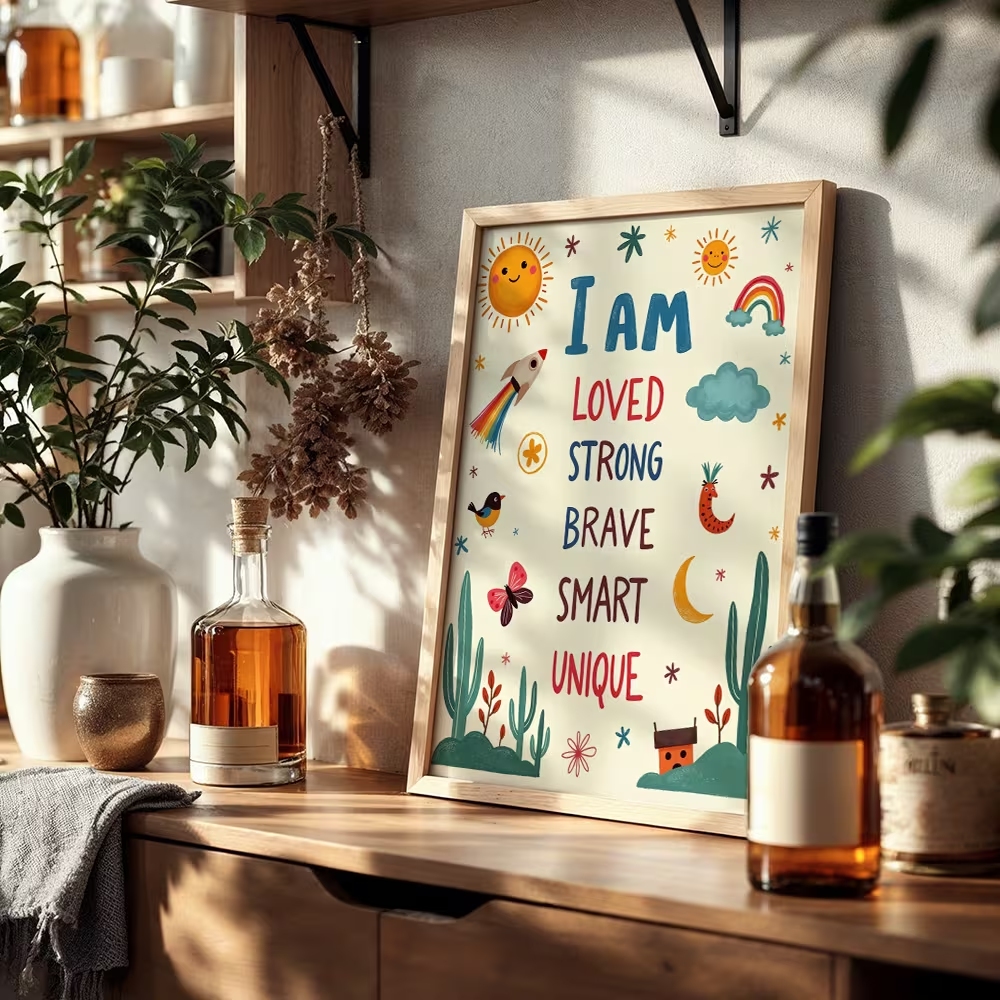 Colorful I Am Loved Strong Bra - Smart Home Decor recension och pris