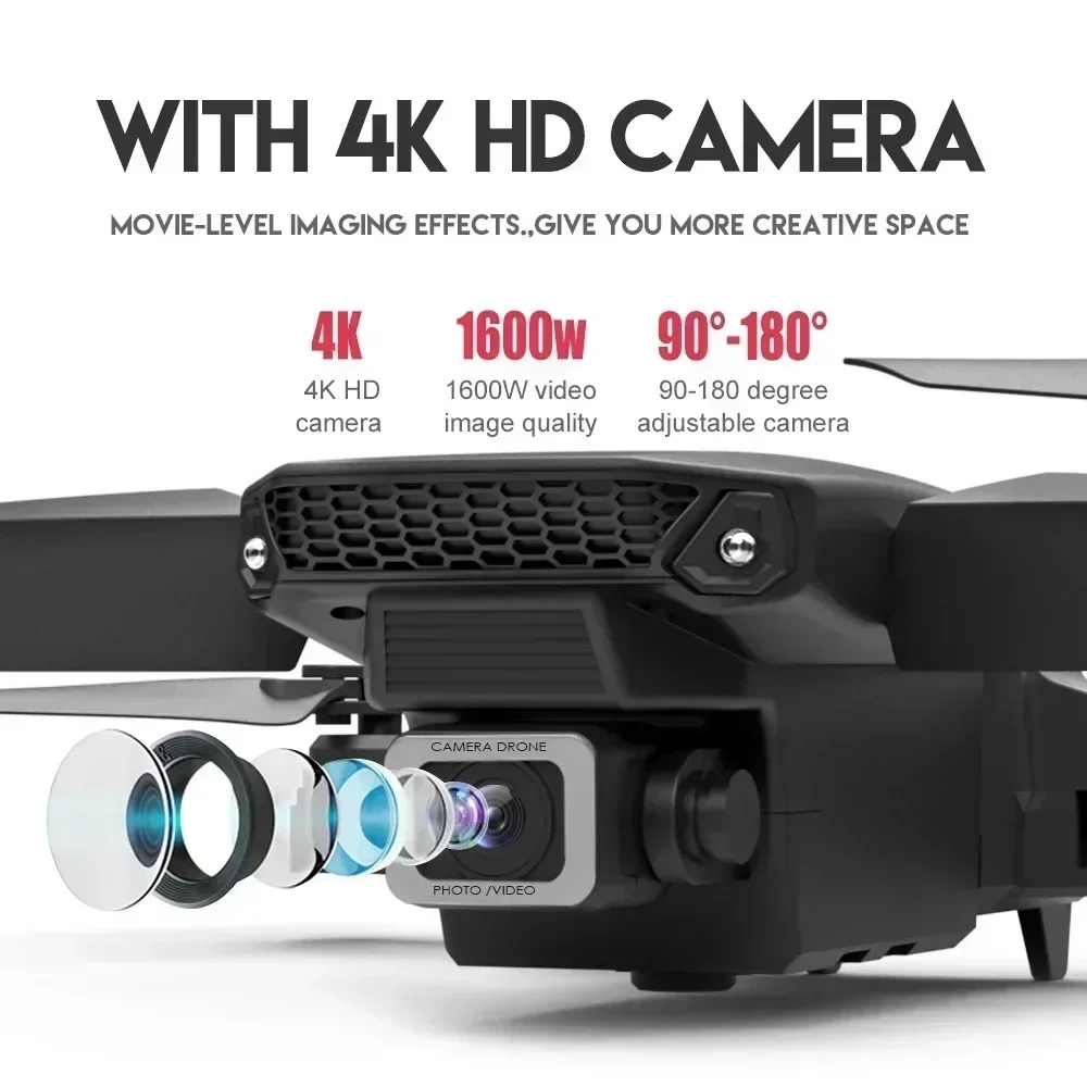 E88 Pro WIFI FPV Drone Wide An - Smart Home Camera recension och pris
