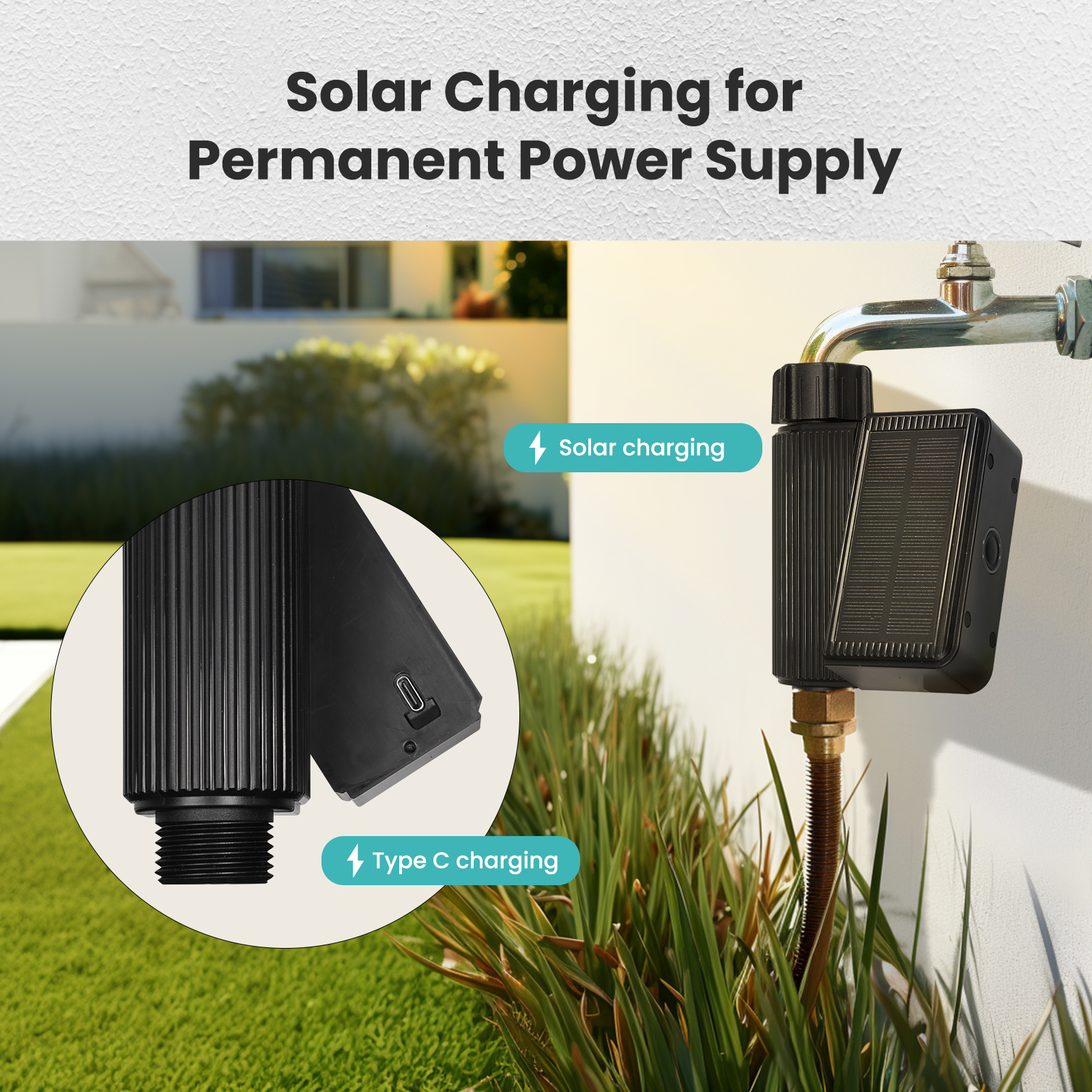 MOES Tuya US WiFi Solar Powere - Wifi Water Sensor recension och pris