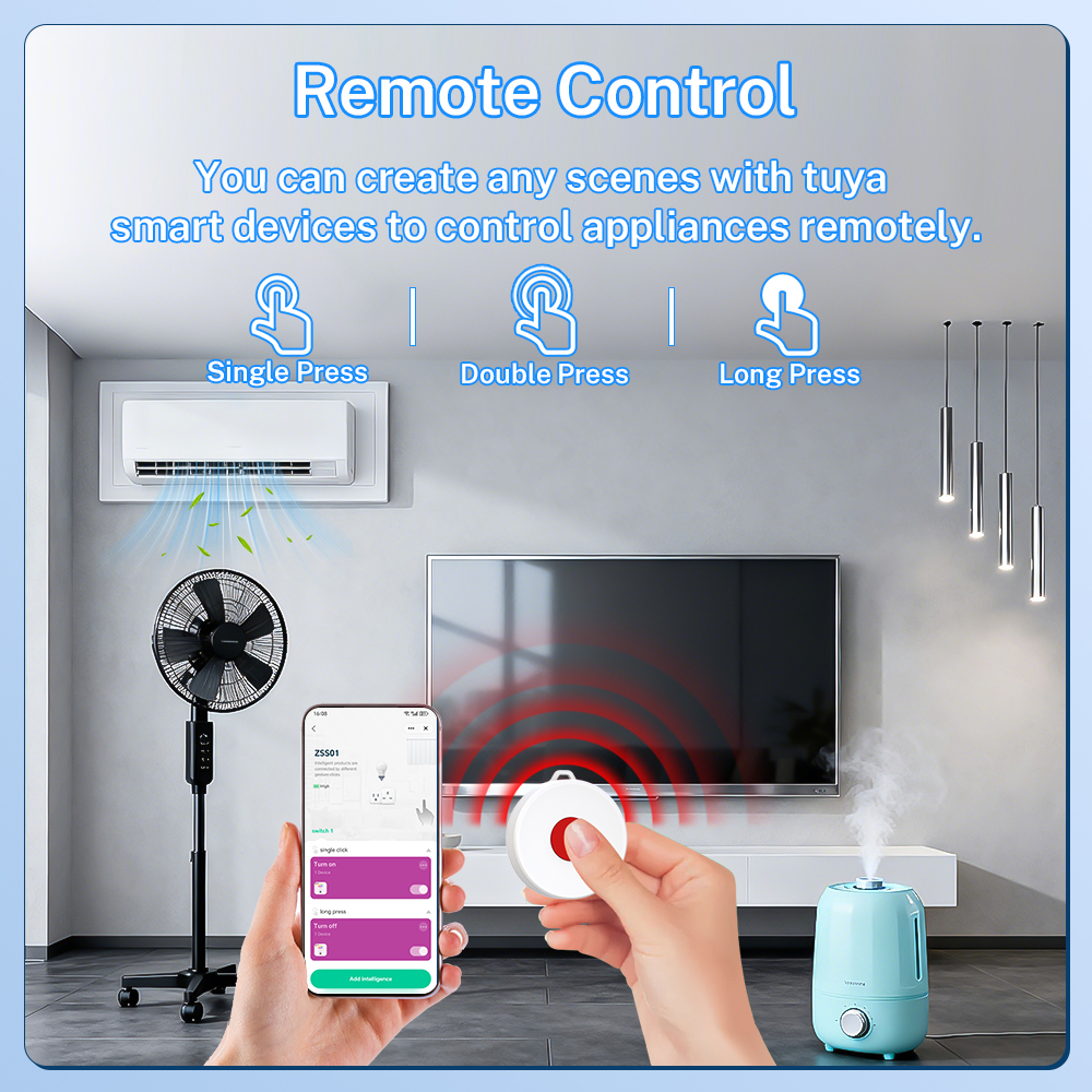 Tuya ZigBee Smart Button IP65  - Smart Home Button recension och pris