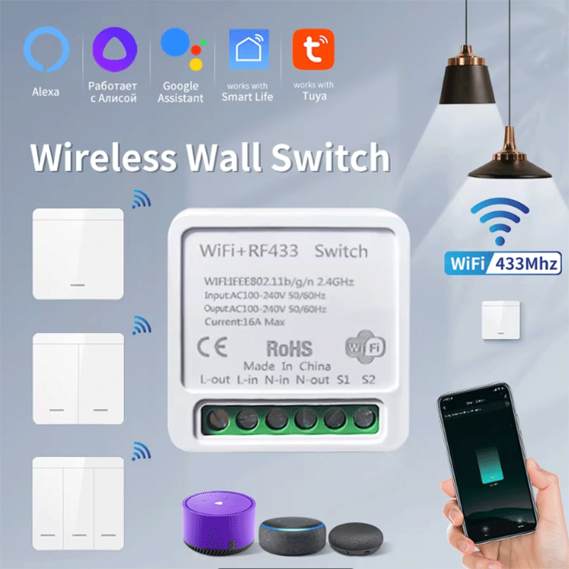 Tuya WiFi Smart Light Switch S - Smart Home Button recension och pris