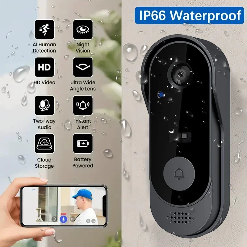 Video HD Wireless Waterproof D - Smart Home Video Doorbell recension och pris
