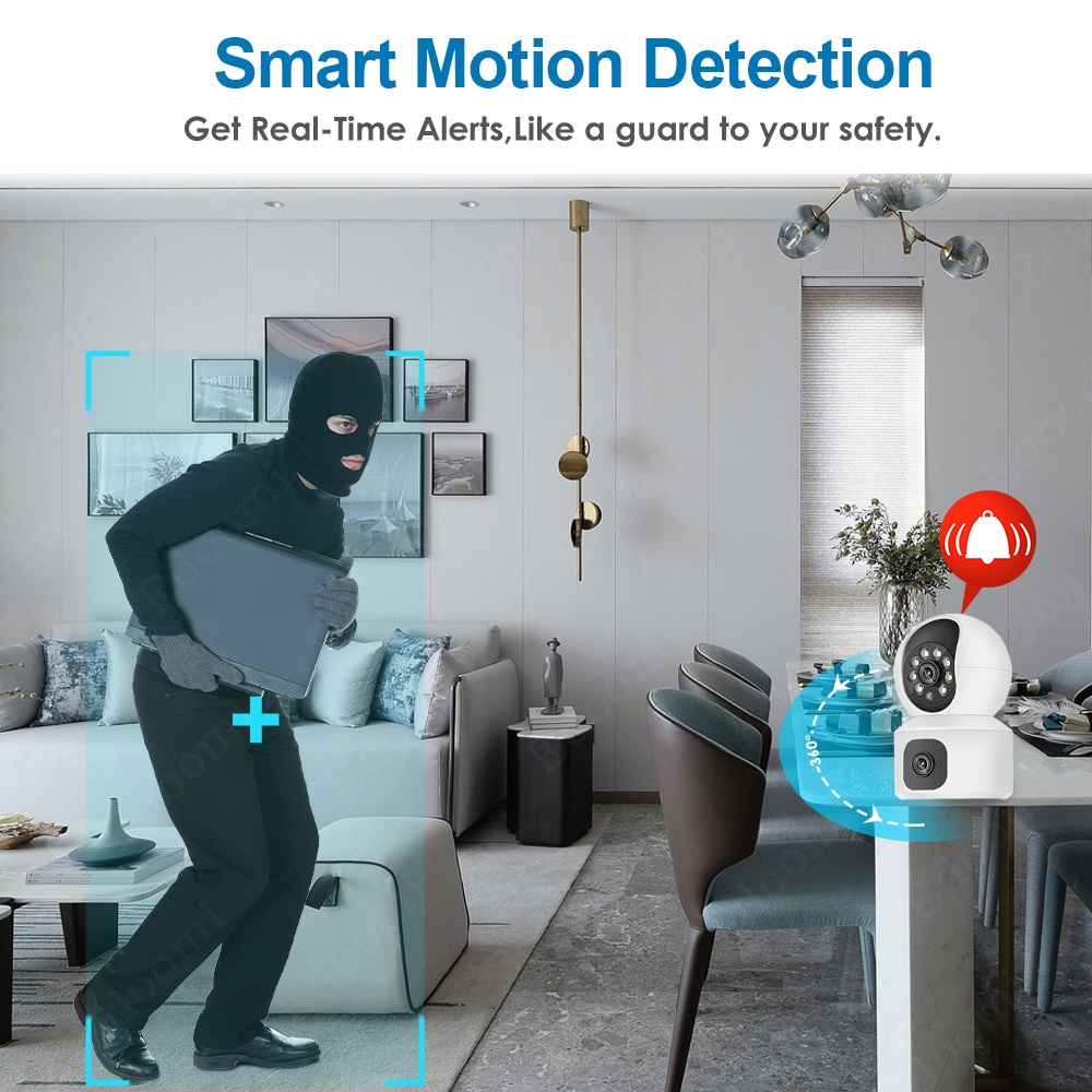8MP 4K Dual Lens Camera 4G SIM - Smart Home Cctv Camera recension och pris