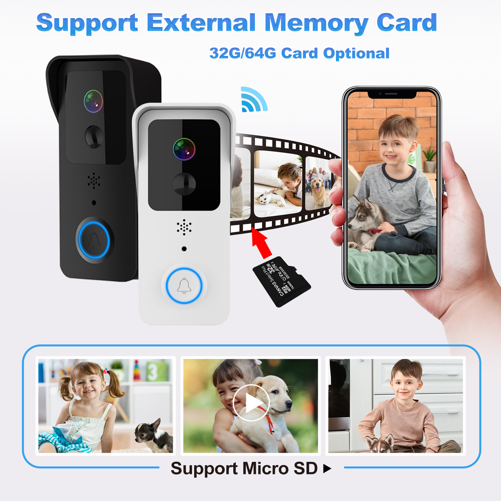 1080P HD WiFi Doorbell Camera  - Smart Home Video Doorphone Ezviz recension och pris