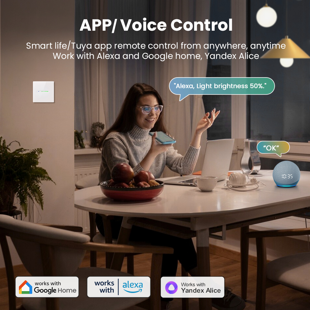 AVATTO WiFi 1/2 Gang Smart Dim - Smart Home Button recension och pris