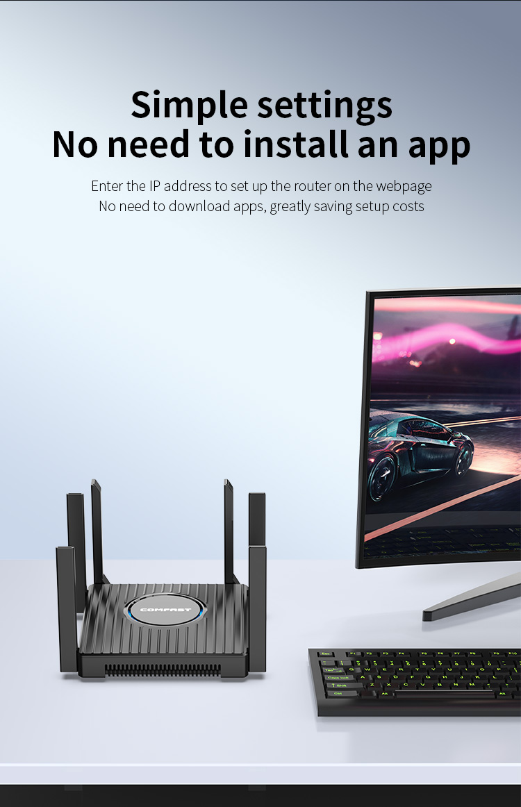 COMFAST AX3000 Router WiFi6 29 - Smart Home Dan recension och pris