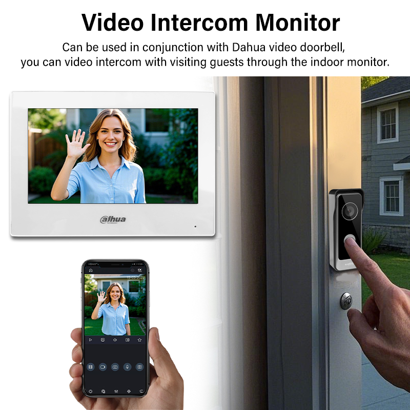 Dahua 2-Wire WiFi Indoor Monit - Smart Home Video Doorbell recension och pris