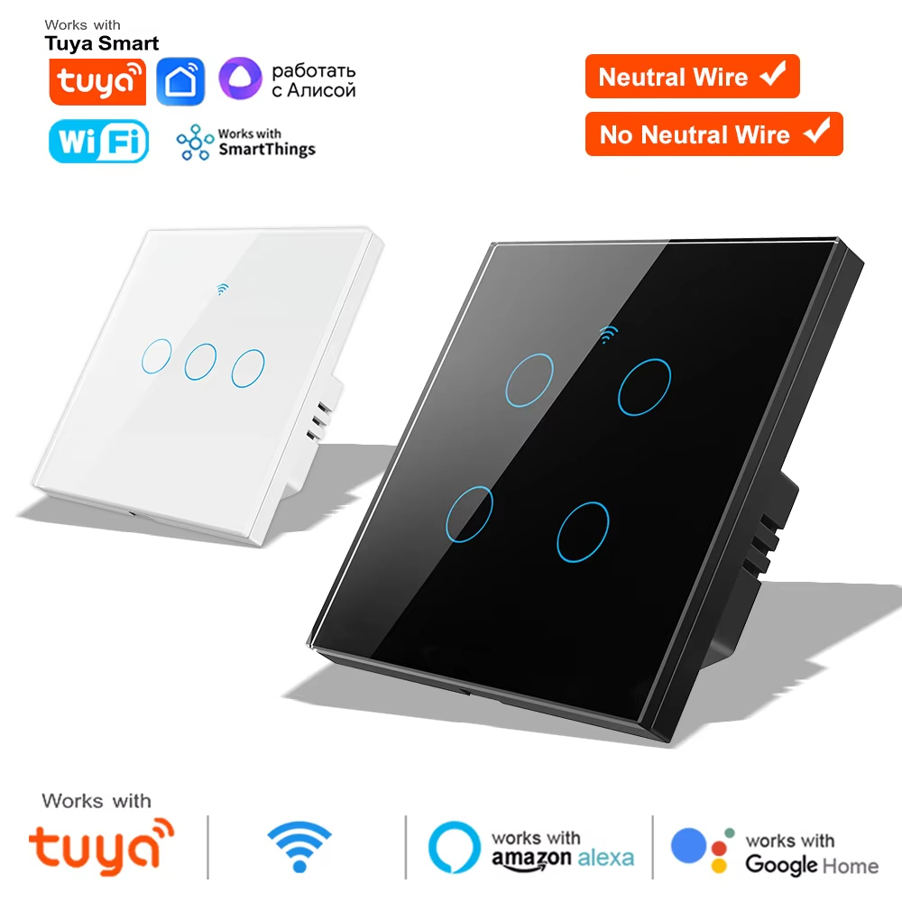 1 2 3 4 Gang WiFi RF 433mhz To - Smart Home Button recension och pris